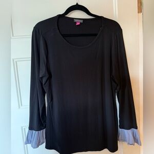 Vince Camuto shirt with ruffled sleeve